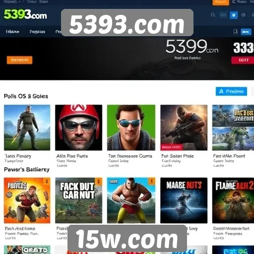 Análise da biblioteca de jogos do site 5393.com